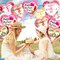24PCS Mother's Day Balloons, Happy Mother's Day Foil Balloons 18inch Love You Mom Heart Shaped Foil Balloons for Birthday Party Decorations